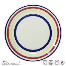 16PCS Ceramic Dinner Plate Hand Painted Design